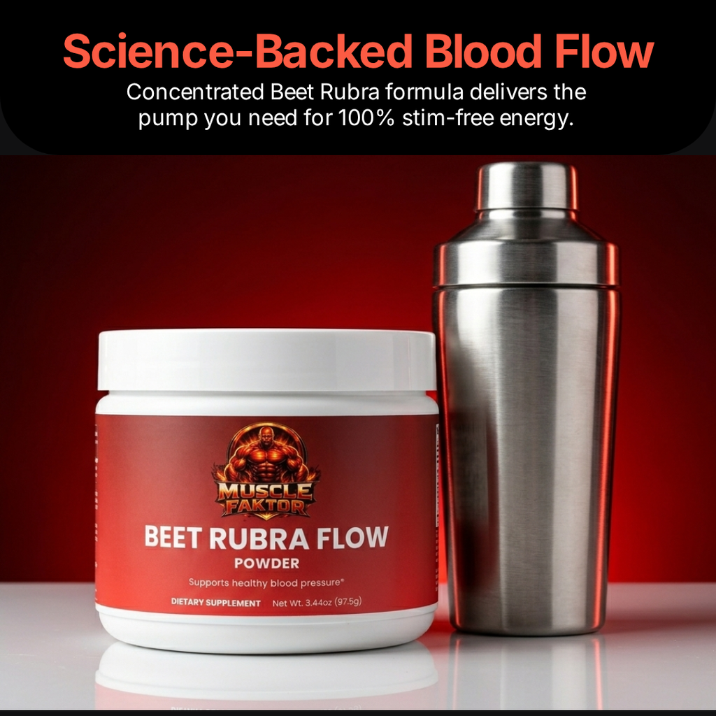 Muscle Faktor Beet Root Powder Blend — Nitric Oxide Support