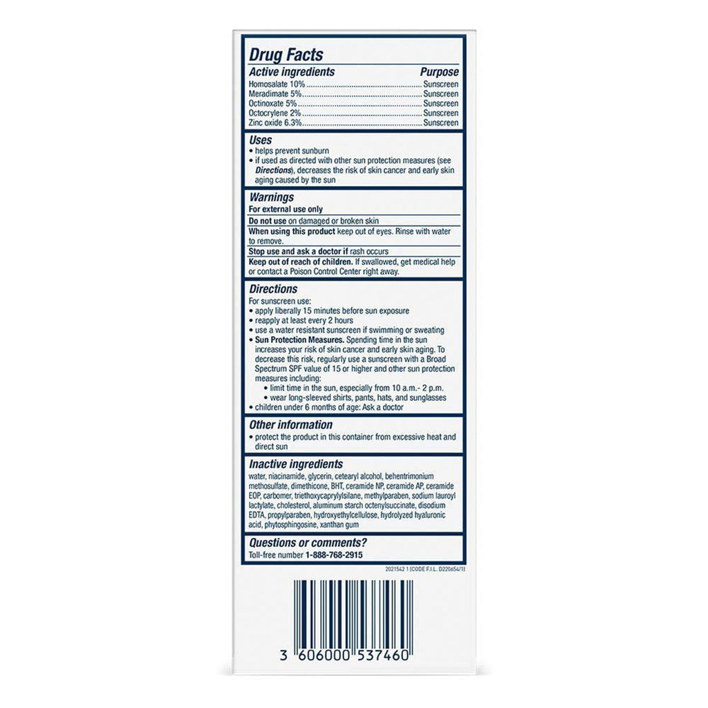 CeraVe® AM Facial Moisturizing Lotion with Sunscreen 60600053746