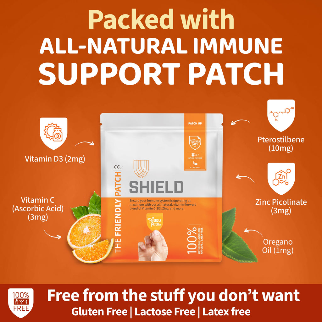 Essentials Vitamin Patches: Boost, Relax, Snooze, Shield - 8 pack