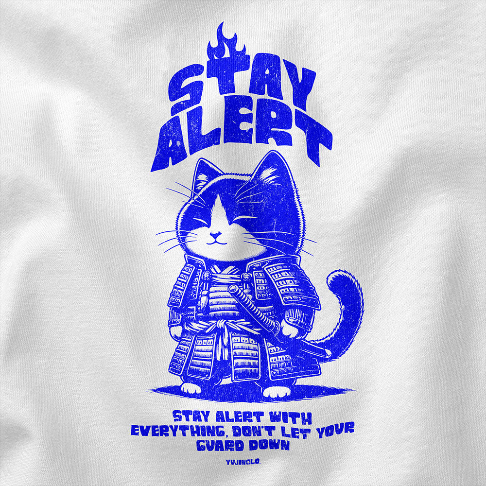 Stay Alert Cat T-Shirt